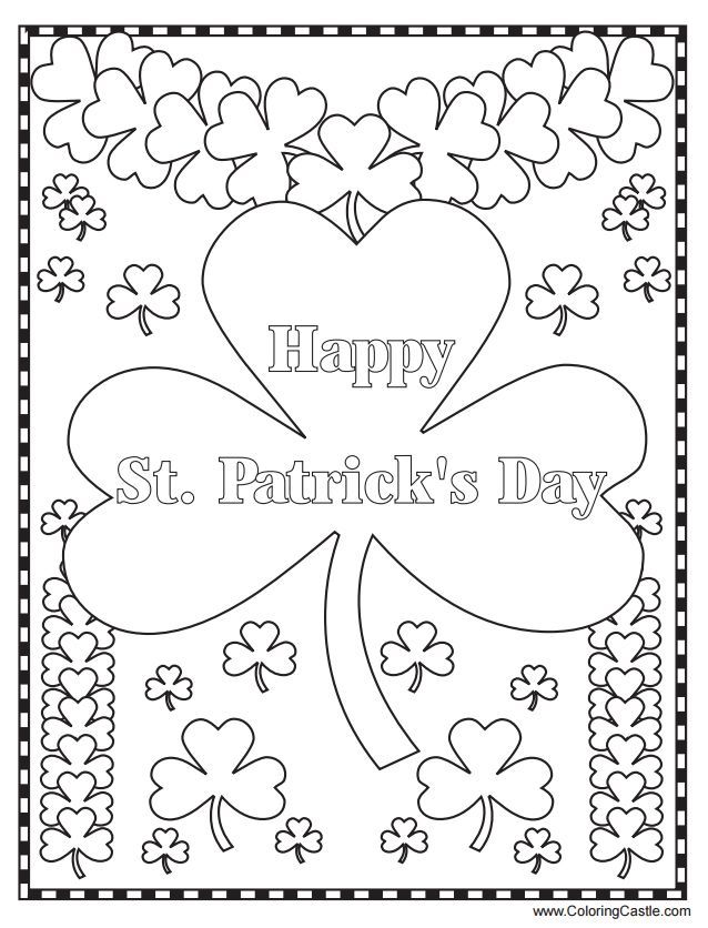 St Patricks Coloring Pages