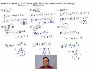 Composition Of Functions Worksheet Algebra 2 Answers