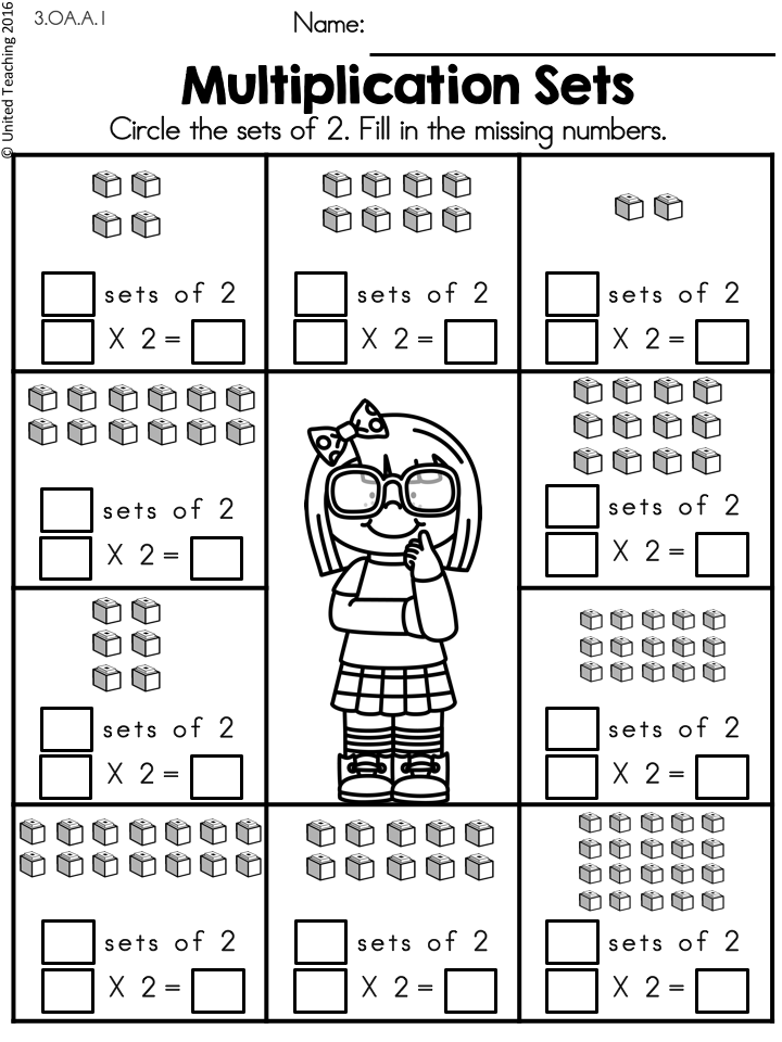 Multiplication Facts Worksheets 2s