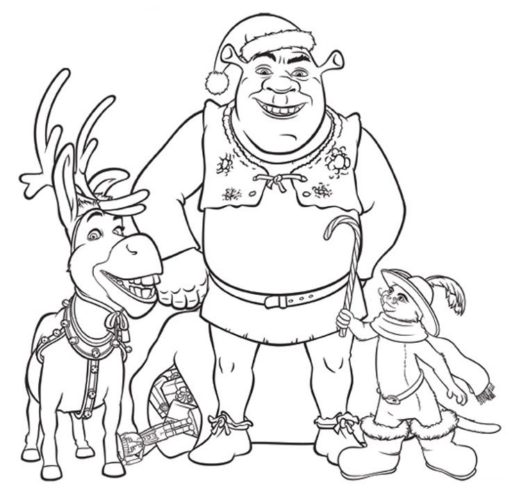 Shrek Coloring Pages