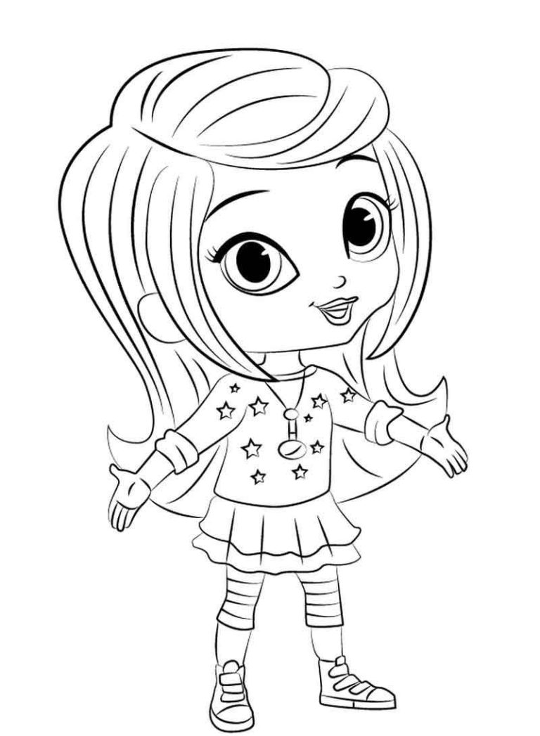 Shimmer And Shine Colouring Pages