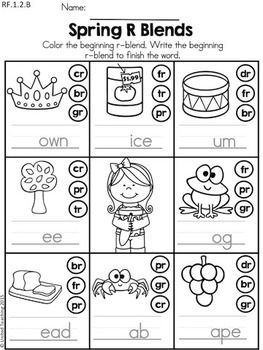 Spring Worksheets For Grade R