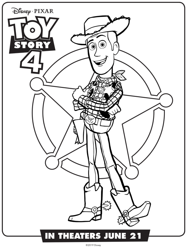 Toy Story 4 Coloring Book