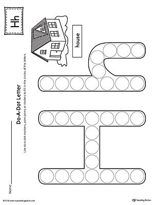 Kindergarten Letter Worksheets H