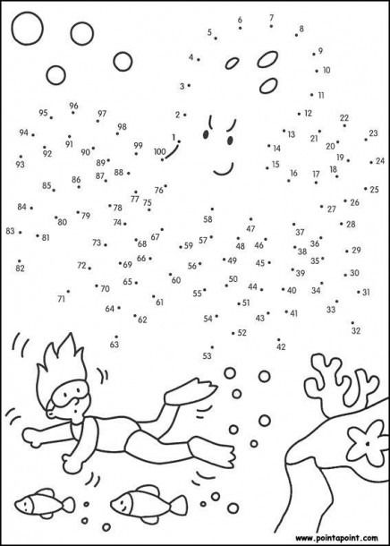 Dot To Dot Worksheets 1-100