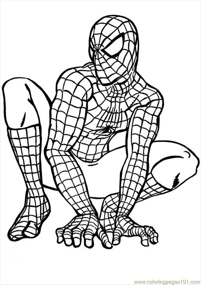 Spiderman Coloring Pages Pdf