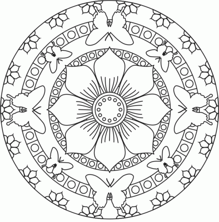 Free Mandala Coloring Pages