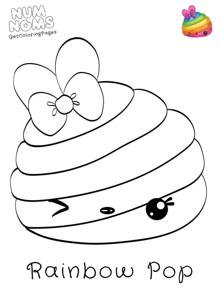 Nom Nom Coloring Pages