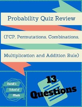 Fundamental Counting Principle Worksheet With Answers Pdf