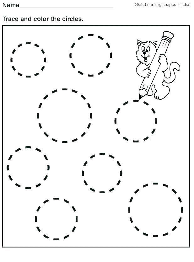 Preschool Tracing Worksheets For 2 Year Olds