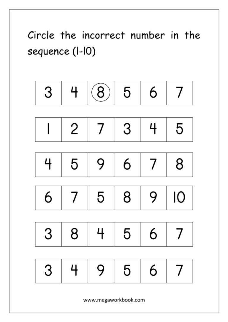 Number Words Worksheet 1-50