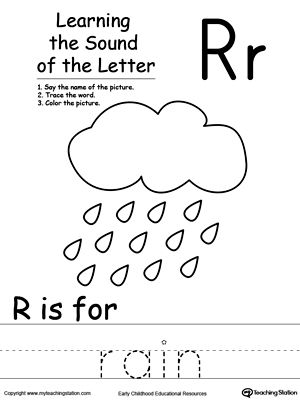 Letter R Worksheets For Kindergarten