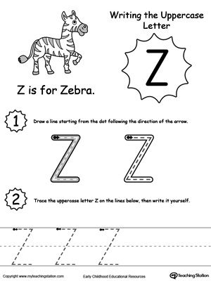 Letter Z Worksheets Pdf