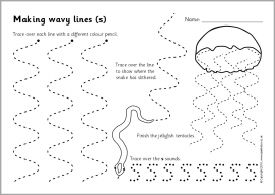 Pencil Control Worksheets Numbers