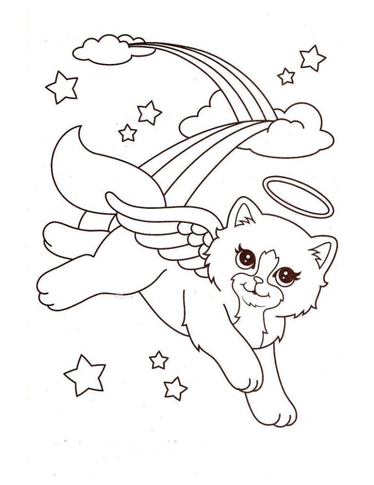 Cute Kitten Coloring Pages