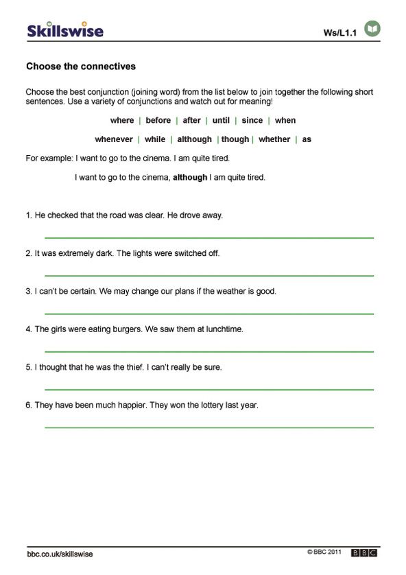 Year 3 English Worksheets Uk