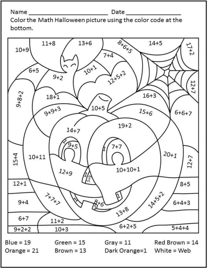 Halloween Worksheets 2nd Grade