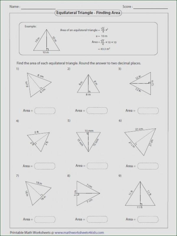 Isosceles And Equilateral Triangles Worksheet Answers