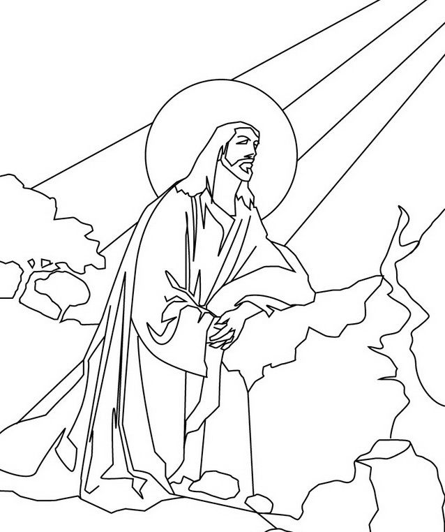 Free Printable Jesus Coloring Pages