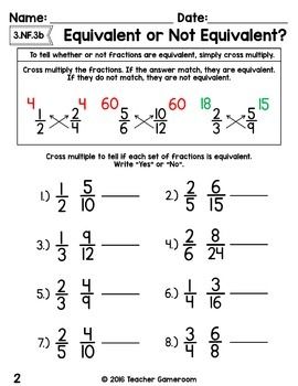 Cross Multiplication Method Worksheet