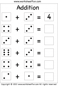 Simple Addition Worksheets Free