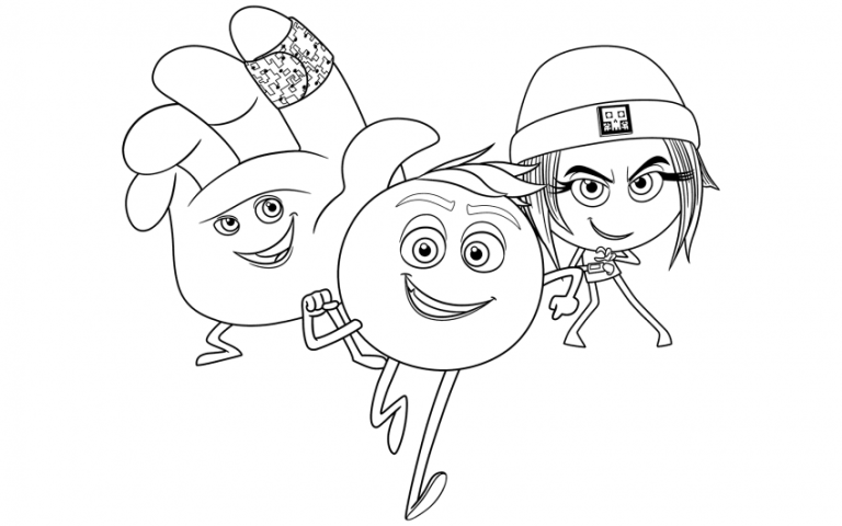 Emoji Movie Coloring Pages