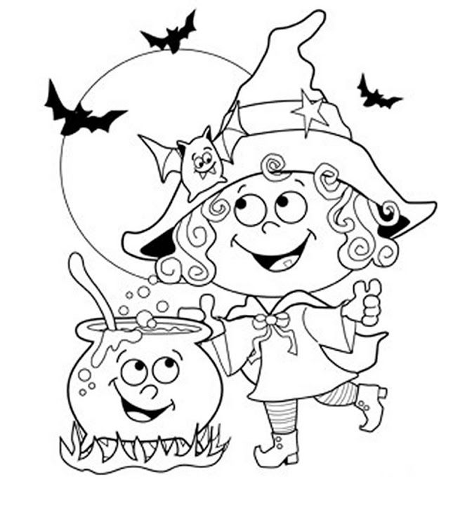 Free Printable Halloween Coloring Pages