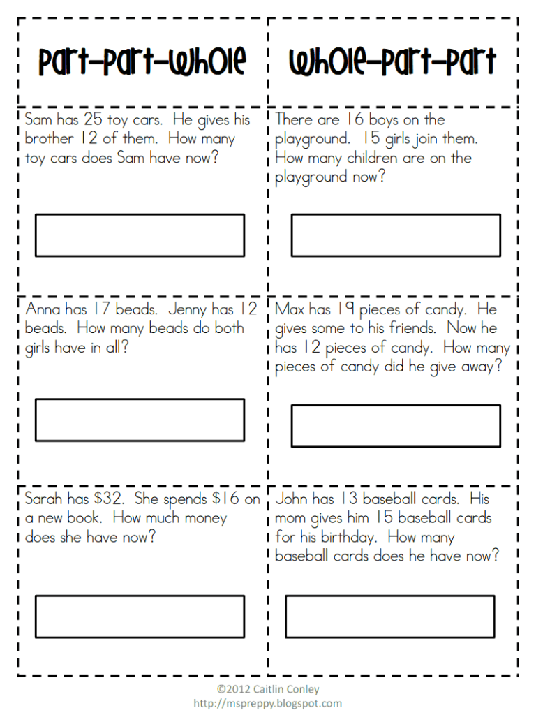 Problem Solving Worksheets Pdf