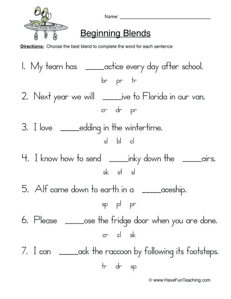 Digraphs Worksheets Grade 2