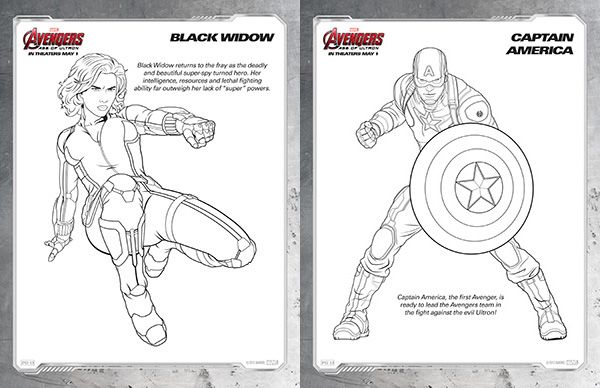 Avengers Colouring Book