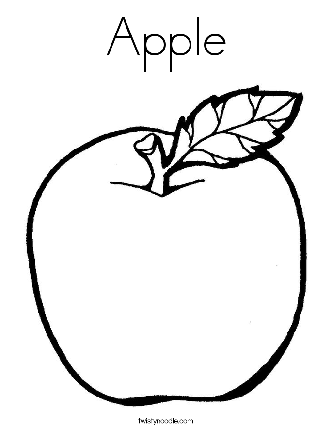 Apple Coloring