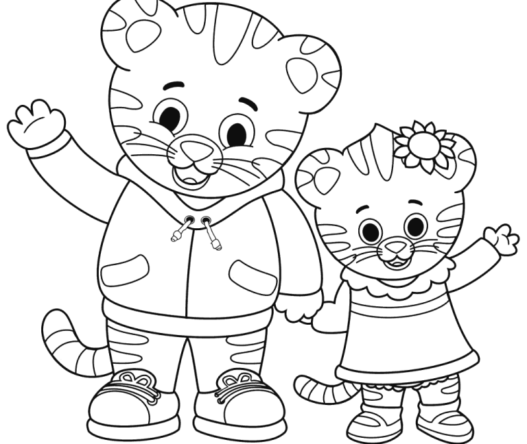 Daniel Tiger Coloring Pages