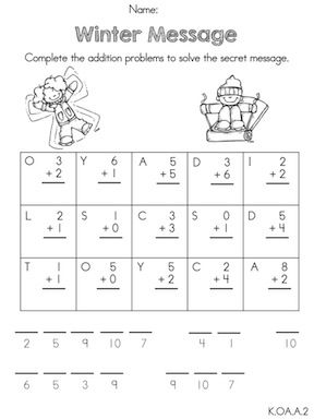 Common Core Math Worksheets Kindergarten