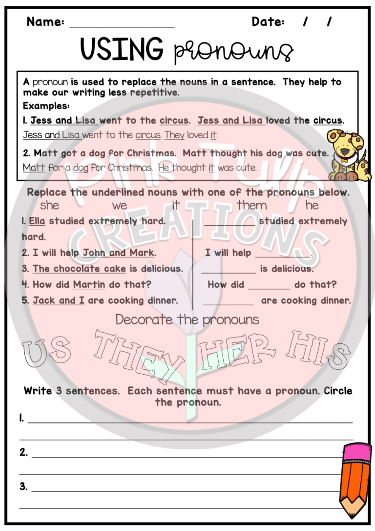 Types Of Nouns Worksheet