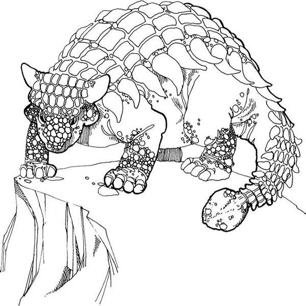 Ankylosaurus Coloring Page