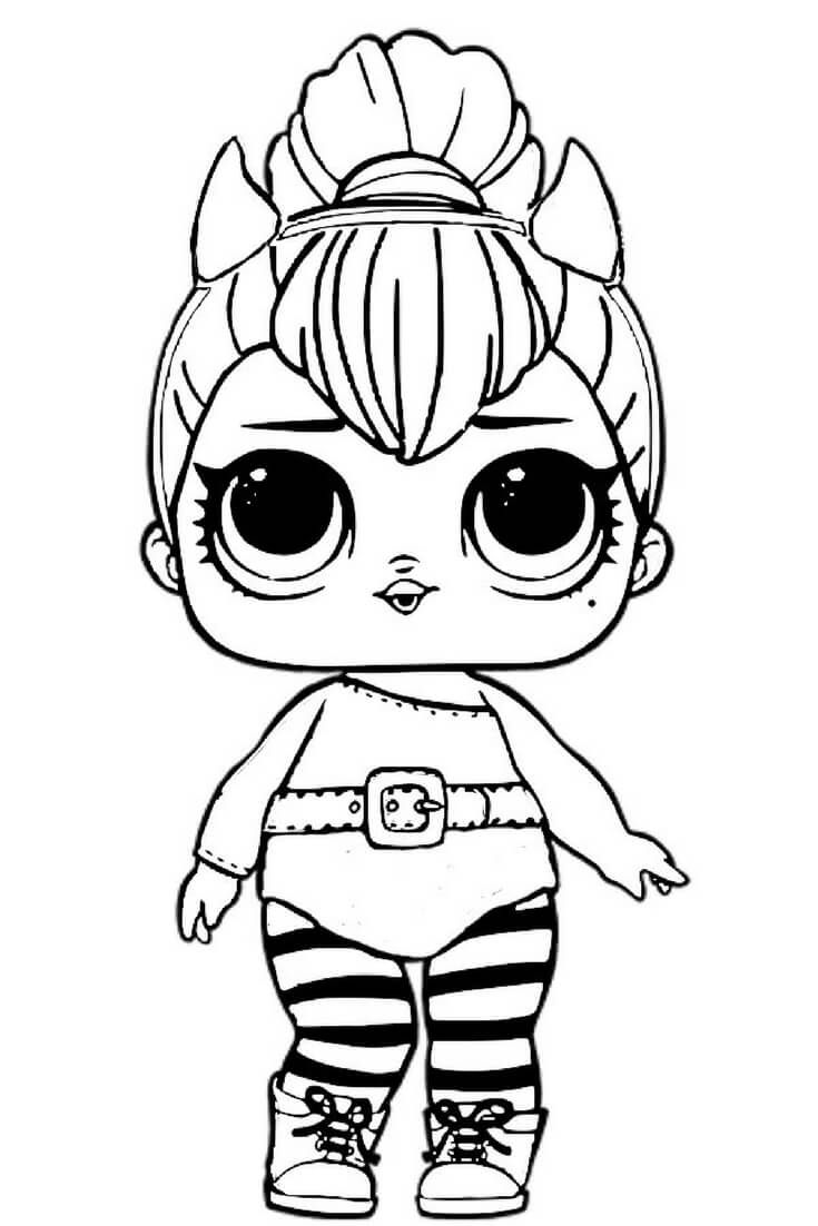 Lol Doll Coloring Pages Printable