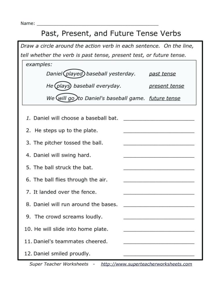 Year 5 English Worksheets With Answers