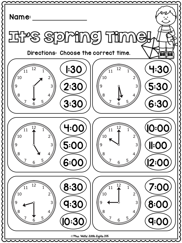 Telling Time To The Minute Worksheets Free