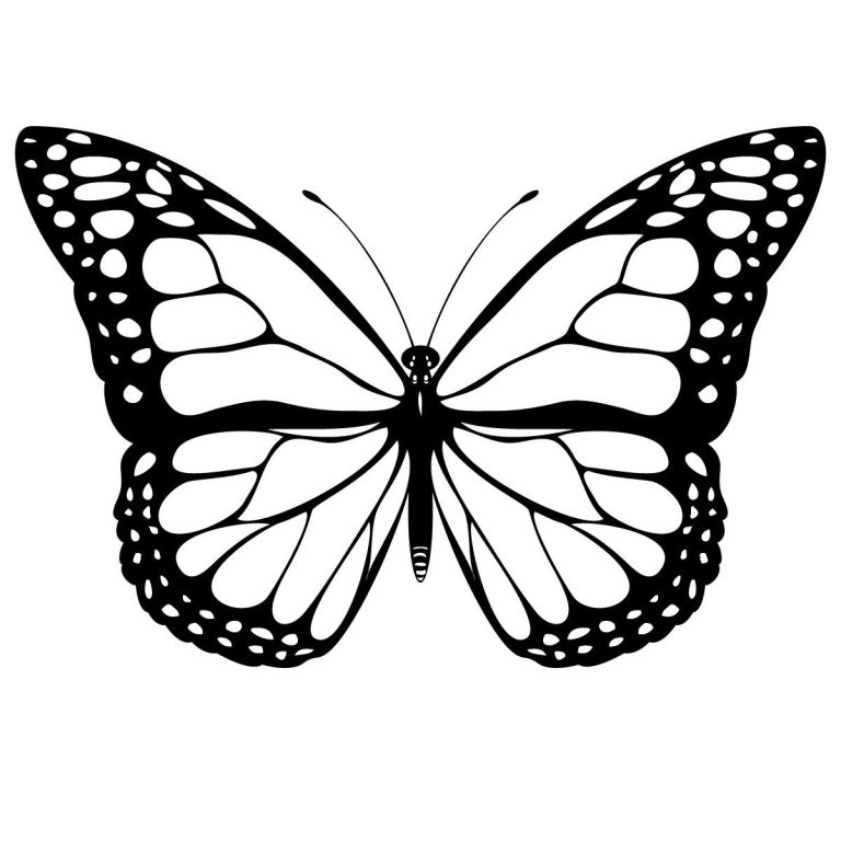 Free Butterfly Coloring Pages