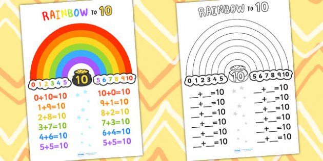 Number Bonds To 10 Worksheet Twinkl