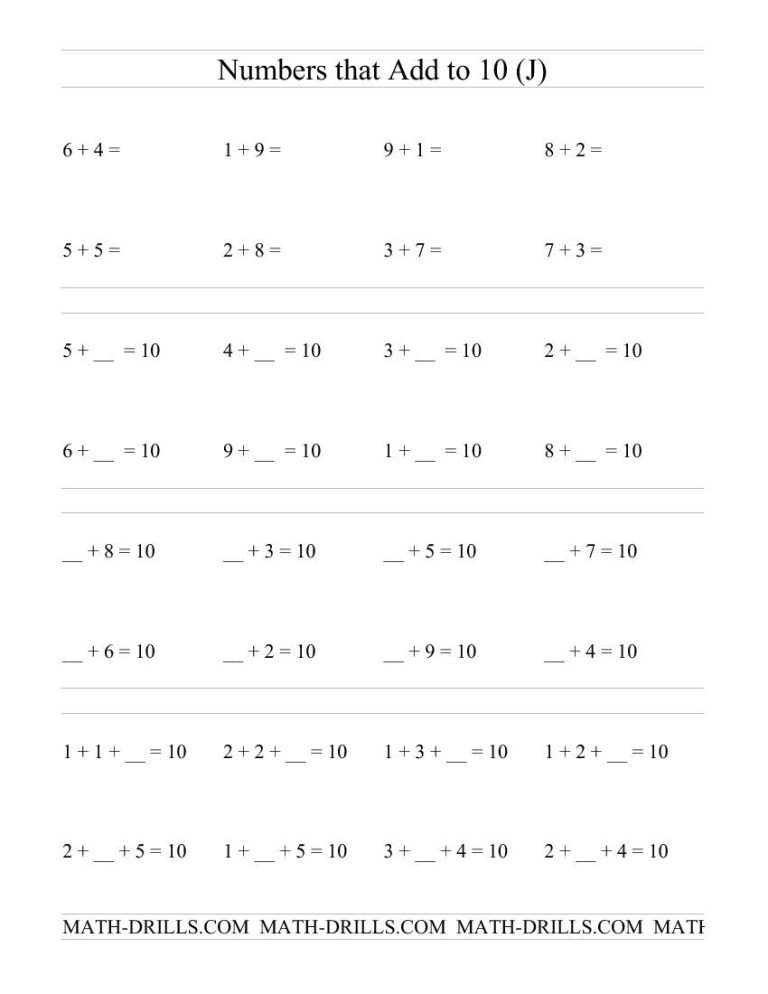 Single Digit Addition With Pictures