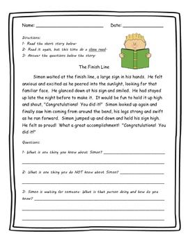 Comprehension Worksheets