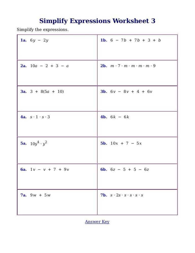 Multiplying And Dividing Rational Expressions Worksheet Pdf