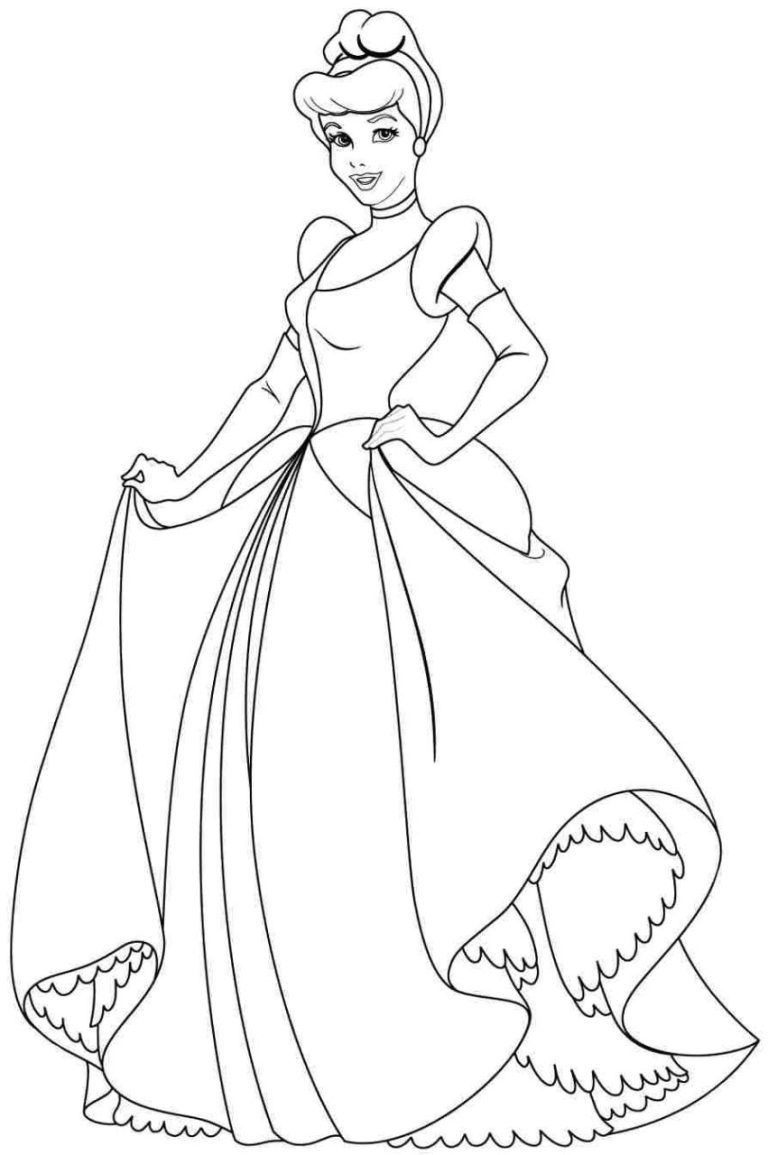 Cinderella Coloring Pages