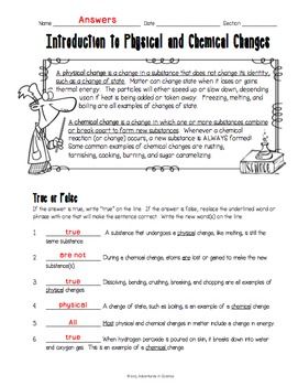 Phase Change Worksheet Fill In The Blank Answers