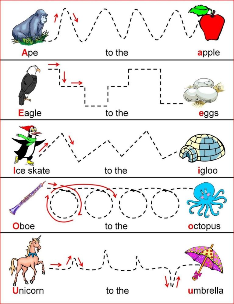 Printable Preschool Worksheets Age 2