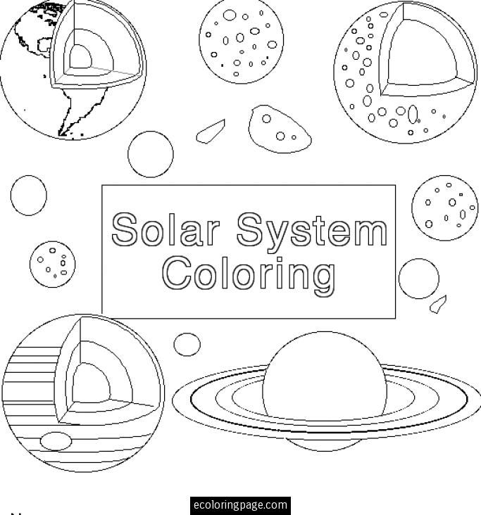 Solar System Coloring Pages