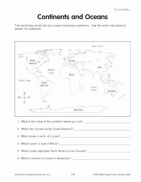 Geography Worksheets 5th Grade