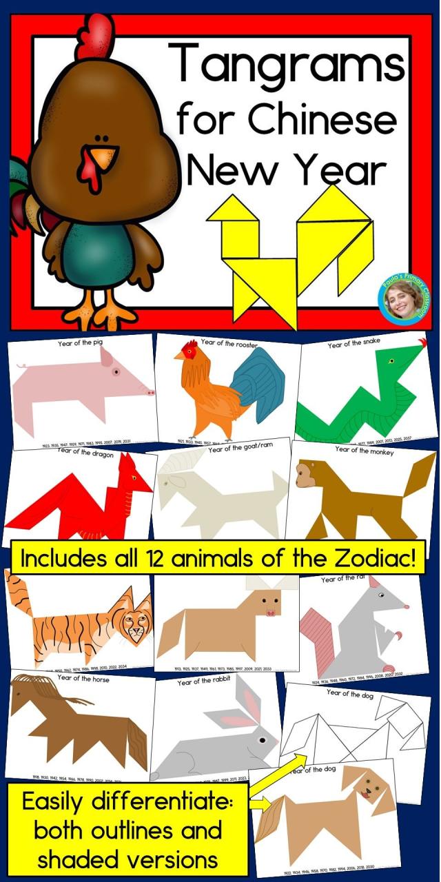 Advanced Tangram Puzzles Printable