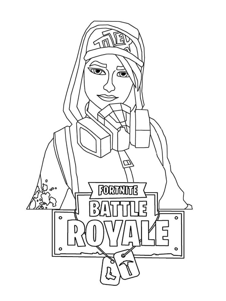 Fortnite Characters Coloring Pages